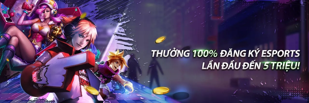 Hình ảnh quay hũ may mắn với các đồng tiền vàng và biểu tượng jackpot trên Onebet88 khuyến mãi